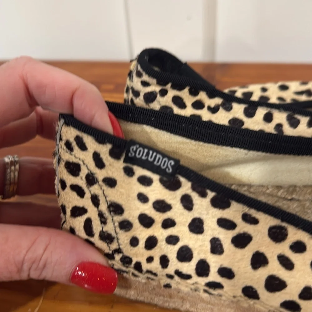 Soludos Animal Print Leopard Platform Espadrilles